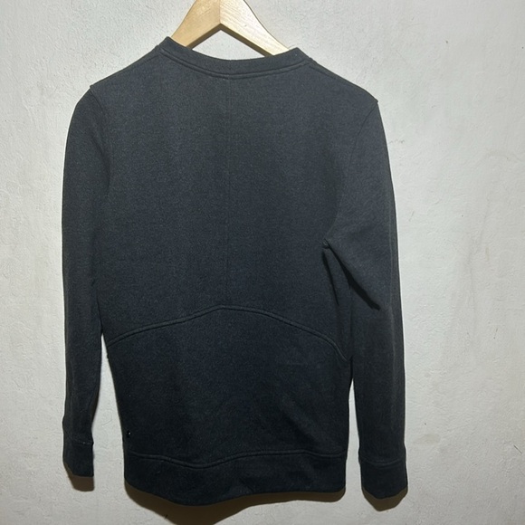 Lululemon Yes Fleece Pullover Heathered Black/Black Size 4 - Picture 3 of 9